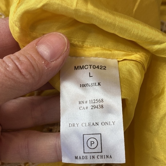 Mm Couture silk blouse NWOT boho soft girl - Picture 6 of 6